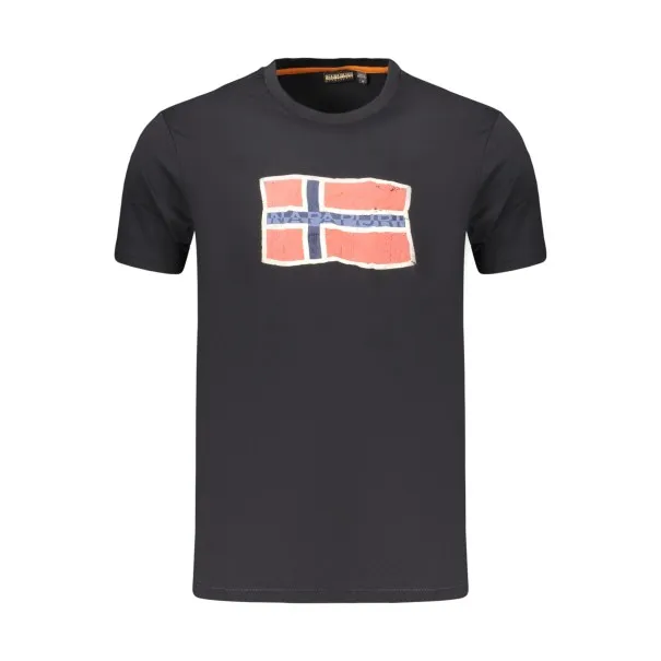 T-shirt à manches courtes pour homme NAPAPIJRI, noir - NAPAPIJRI