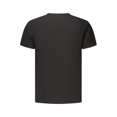 T-shirt noir à manches courtes pour homme Tommy Hilfiger - TOMMY HILFIGER