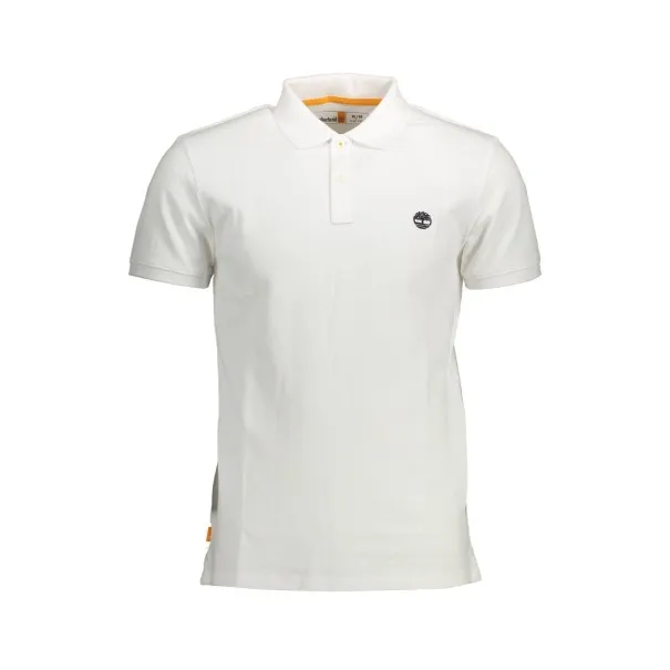Polo Timberland à manches courtes pour homme, blanc - TIMBERLAND