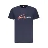 T-SHIRT À MANCHES COURTES TOMMY HILFIGER POUR HOMME BLEU - TOMMY HILFIGER