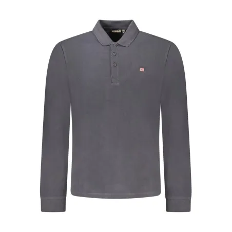 POLO À MANCHES LONGUES POUR HOMME NAPAPIJRI NOIR - NAPAPIJRI