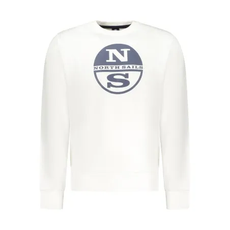Sweat-shirt zippé blanc pour homme North Sails - NORTH SAILS