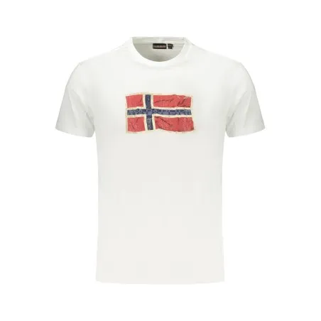 T-shirt blanc à manches courtes pour homme NAPAPIJRI - NAPAPIJRI