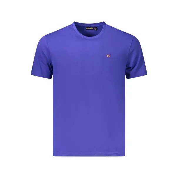 T-SHIRT À MANCHES COURTES POUR HOMME NAPAPIJRI, BLEU - NAPAPIJRI