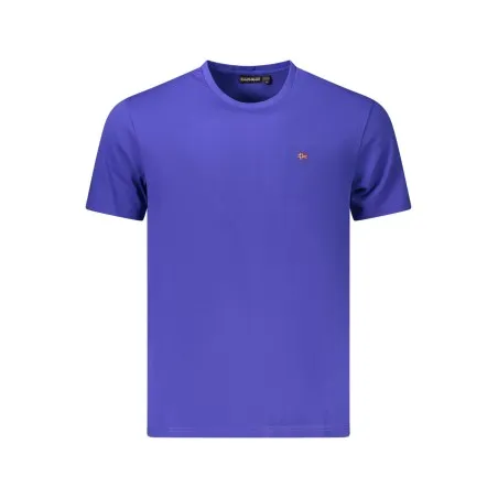 T-SHIRT À MANCHES COURTES POUR HOMME NAPAPIJRI, BLEU - NAPAPIJRI
