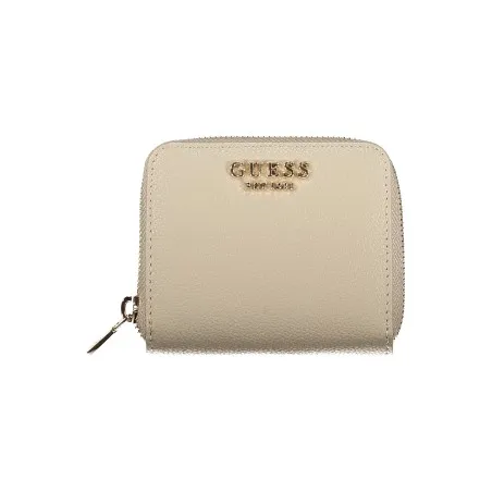 PORTEFEUILLE BEIGE POUR FEMME GUESS JEANS - GUESS JEANS