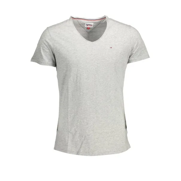 T-SHIRT À MANCHES COURTES TOMMY HILFIGER POUR HOMME GRIS - TOMMY HILFIGER