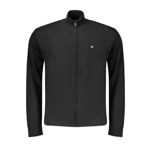 NAPAPIJRI CARDIGAN NOIR POUR HOMMES - NAPAPIJRI
