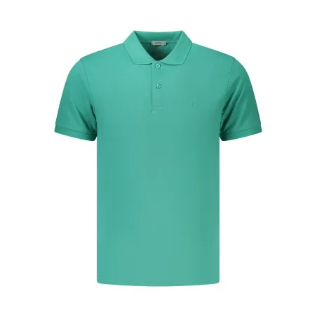 Polo à manches courtes pour homme Coveri Moving, vert - COVERI MOVING