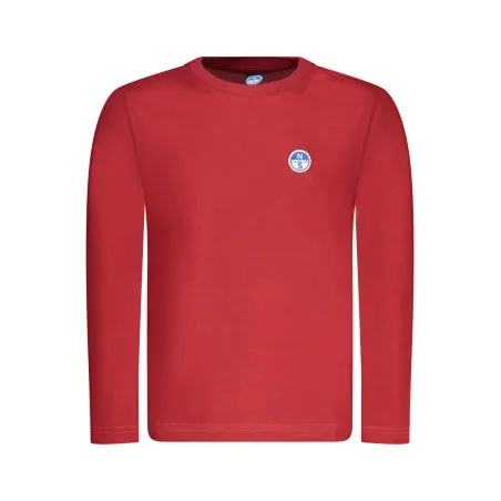 T-shirt à manches longues pour enfants North Sails, rouge - NORTH SAILS
