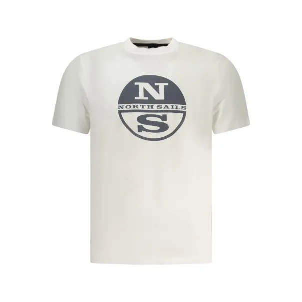 T-shirt blanc à manches courtes pour homme North Sails - NORTH SAILS