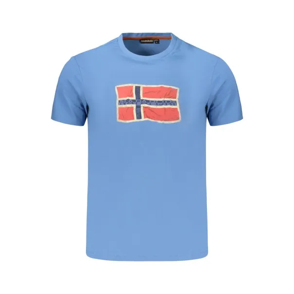 T-shirt à manches courtes pour homme NAPAPIJRI, bleu - NAPAPIJRI