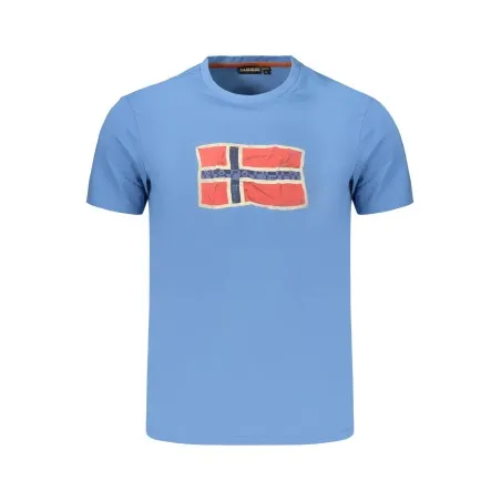 T-shirt à manches courtes pour homme NAPAPIJRI, bleu - NAPAPIJRI
