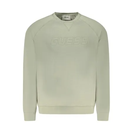 SWEAT-SHIRT GUESS JEANS SANS ZIP HOMME VERT - GUESS JEANS