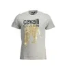 T-SHIRT À MANCHES COURTES CAVALLI CLASS HOMME GRIS - CAVALLI CLASS