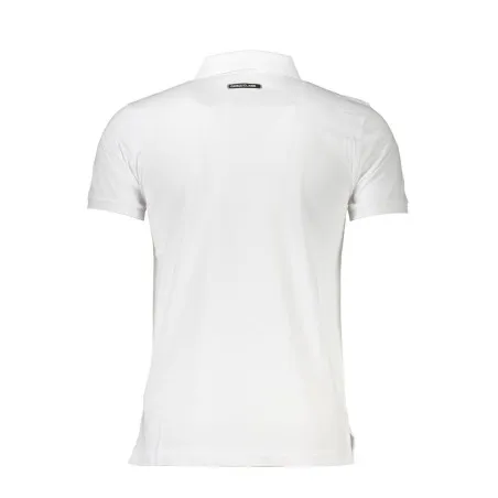 CAVALLI CLASS POLO MANCHES COURTES HOMME BLANC - CAVALLI CLASS