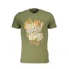 T-SHIRT À MANCHES COURTES CAVALLI CLASS HOMME VERT - CAVALLI CLASS