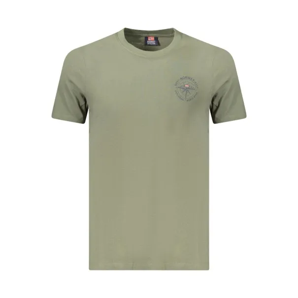 T-SHIRT À MANCHES COURTES POUR HOMME NORVÈGE 1963 VERT - NORWAY 1963