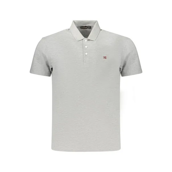 NAPAPIJRI POLO À MANCHES COURTES HOMME, GRIS - NAPAPIJRI