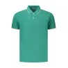 Polo à manches courtes pour homme Coveri Moving, vert - COVERI MOVING