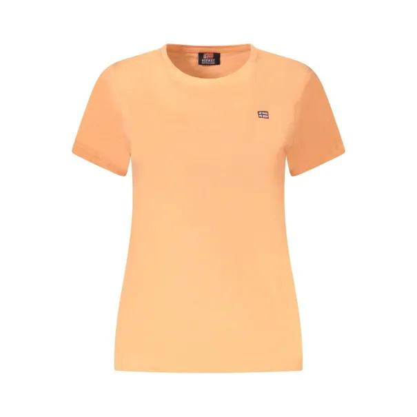 T-SHIRT FEMME ROSE À MANCHES COURTES NORVÈGE 1963 - NORWAY 1963