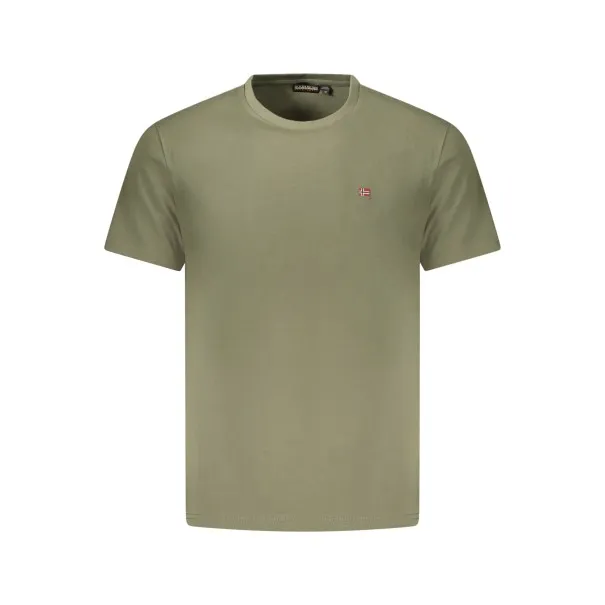 T-SHIRT À MANCHES COURTES POUR HOMME NAPAPIJRI VERT - NAPAPIJRI