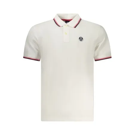 Polo blanc à manches courtes pour homme North Sails - NORTH SAILS