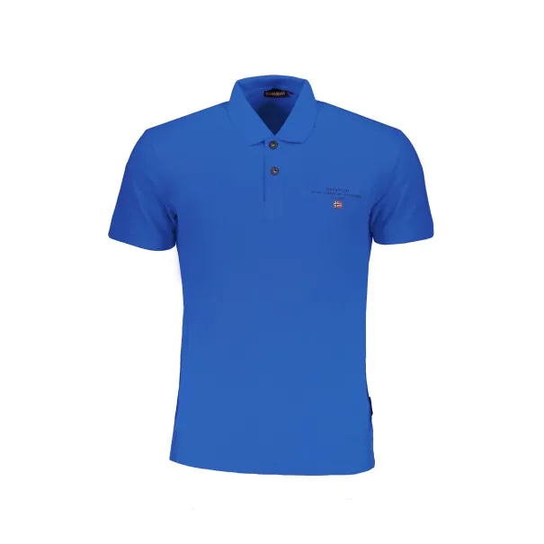 NAPAPIJRI POLO MANCHES COURTES HOMME BLEU - NAPAPIJRI