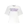 T-SHIRT À MANCHES COURTES CAVALLI CLASS FEMME BLANC - CAVALLI CLASS