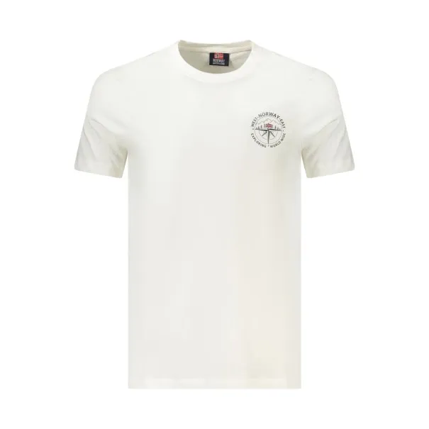 T-SHIRT MANCHES COURTES HOMME NORVÈGE 1963 BLANC - NORWAY 1963