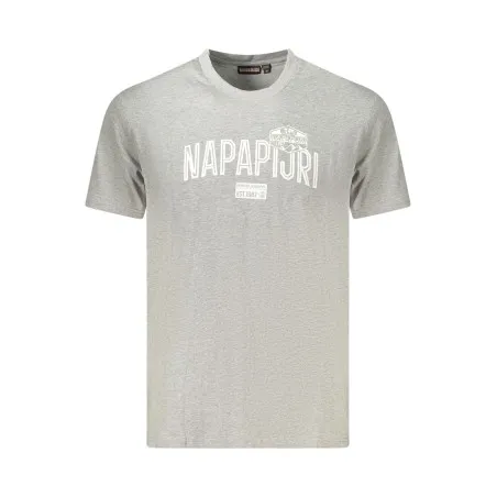 T-SHIRT À MANCHES COURTES POUR HOMME NAPAPIJRI GRIS - NAPAPIJRI