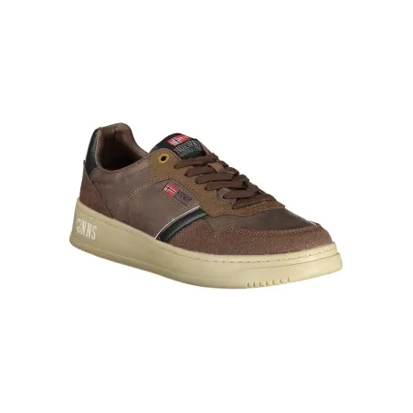 NORVÈGE 1963 CHAUSSURES DE SPORT POUR HOMMES MARRON - NORWAY 1963