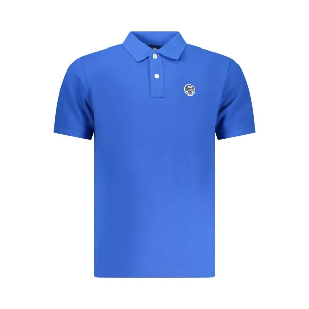 Polo à manches courtes pour homme North Sails, bleu - NORTH SAILS