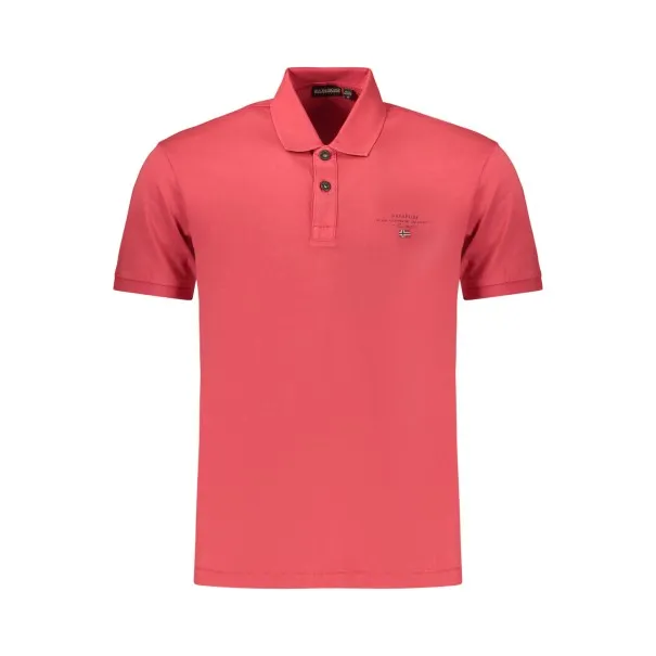 Polo à manches courtes pour homme NAPAPIJRI, rouge - NAPAPIJRI