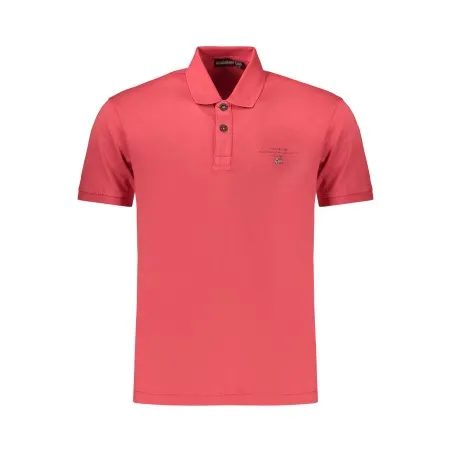 Polo à manches courtes pour homme NAPAPIJRI, rouge - NAPAPIJRI