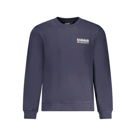 SWEAT-SHIRT SANS FERMETURE ÉCLAIR NAPAPIJRI POUR HOMMES BLEU - NAPAPIJRI
