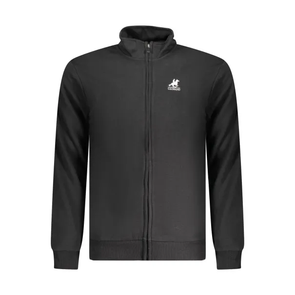 SWEAT-SHIRT NOIR À FERMETURE ÉCLAIR POUR HOMME US GRAND - U.S. GRAND