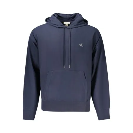 Sweat-shirt zippé bleu Calvin Klein pour homme - CALVIN KLEIN
