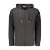 SWEAT-SHIRT NOIR À FERMETURE ÉCLAIR POUR HOMME COVERI MOVING - COVERI MOVING