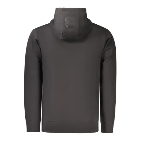 SWEAT-SHIRT NOIR À FERMETURE ÉCLAIR POUR HOMME COVERI MOVING - COVERI MOVING
