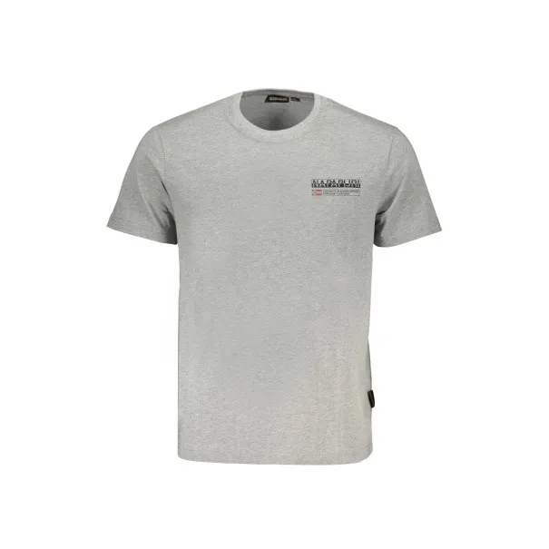 NAPAPIJRI T-SHIRT MANCHES COURTES HOMME GRIS - NAPAPIJRI