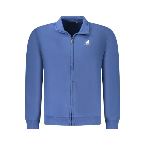 SWEAT-SHIRT BLEU À FERMETURE ÉCLAIR POUR HOMME US GRAND - U.S. GRAND