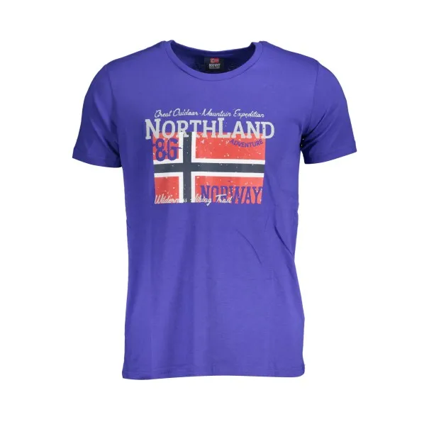 T-SHIRT MANCHES COURTES HOMME NORVÈGE 1963 BLEU - NORWAY 1963