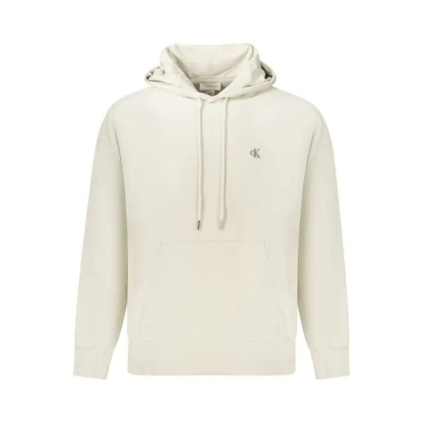 Sweat-shirt zippé pour homme Calvin Klein, beige - CALVIN KLEIN