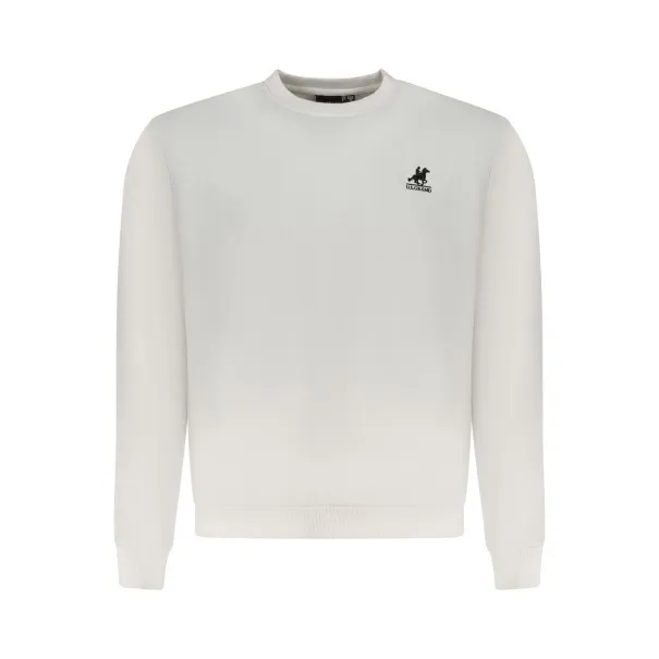 SWEAT-SHIRT BLANC À FERMETURE ÉCLAIR POUR HOMME US GRAND - U.S. GRAND