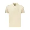 Polo à manches courtes pour homme Coveri Moving, beige - COVERI MOVING