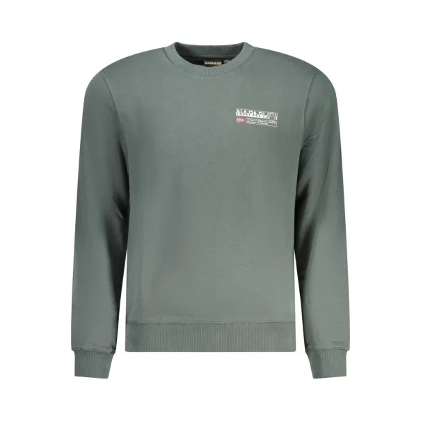 SWEAT-SHIRT SANS FERMETURE ÉCLAIR POUR HOMME NAPAPIJRI VERT - NAPAPIJRI