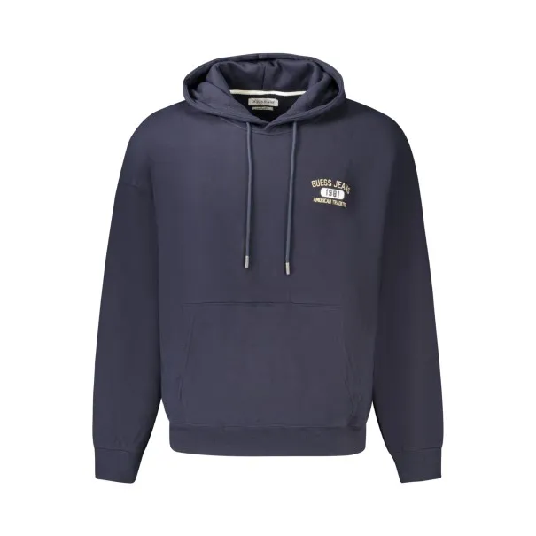 SWEAT-SHIRT GUESS JEANS SANS ZIP HOMME BLEU - GUESS JEANS