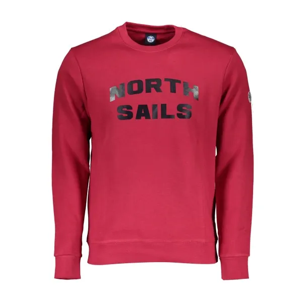 Sweat-shirt zippé rouge North Sails pour homme - NORTH SAILS