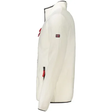 Sweat-shirt zippé blanc pour homme Norvège 1963 - NORWAY 1963